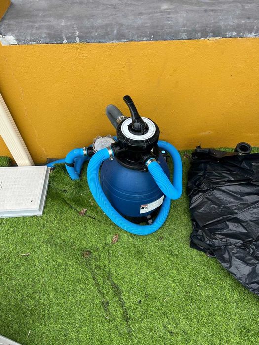 Bomba + Filtro de Areia para piscina + Tubagens