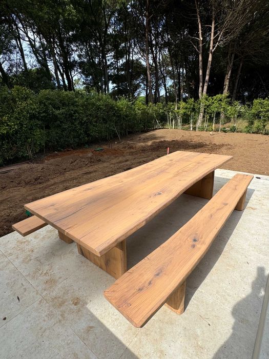 Mesas em Prancha Única.Mesas rústicas.Mesa em madeira maciça.