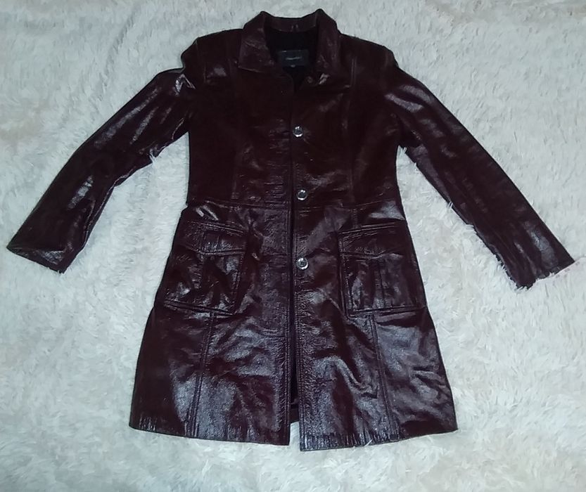 Шкіряний жіночий плащ "Fernando"