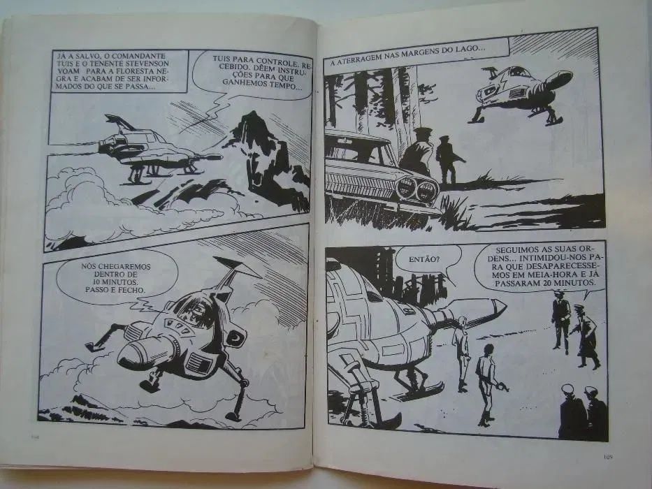 Rick Random / Jet-Ace Logan / Rock Vanguard / Aranha / Esquadrão OVNI