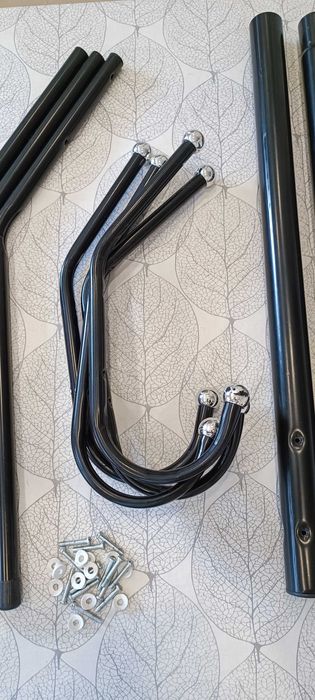 Cabide / bengaleiro em metal preto