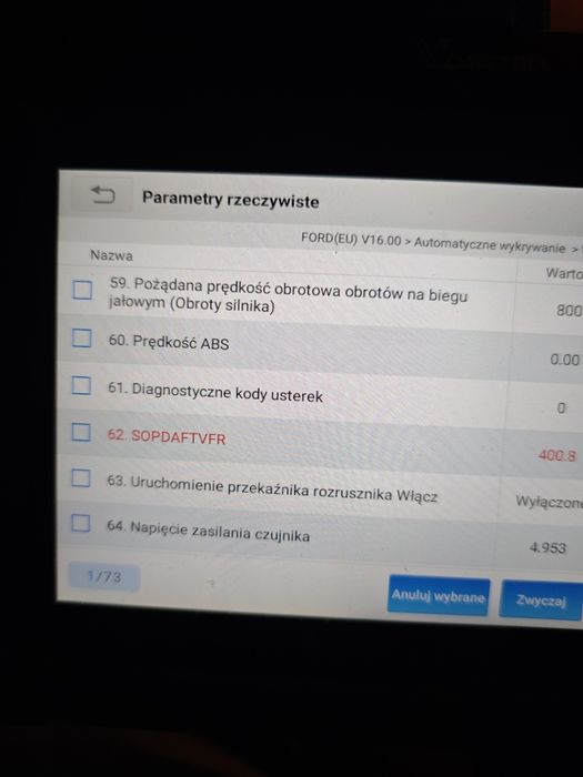 Komputer/tester diagnostyczny Xtool ip616,OBD2,J polski,Bez abonamentu