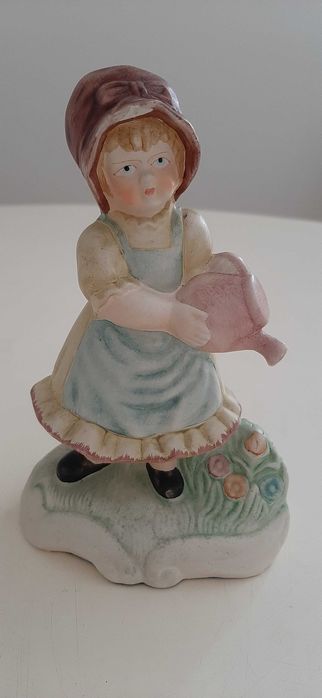 Hand-painted girl figurine