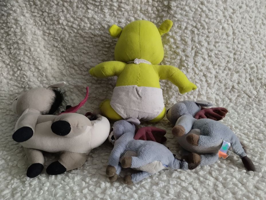 М'які іграшки з мультфільму "Шрек".  4 шт.