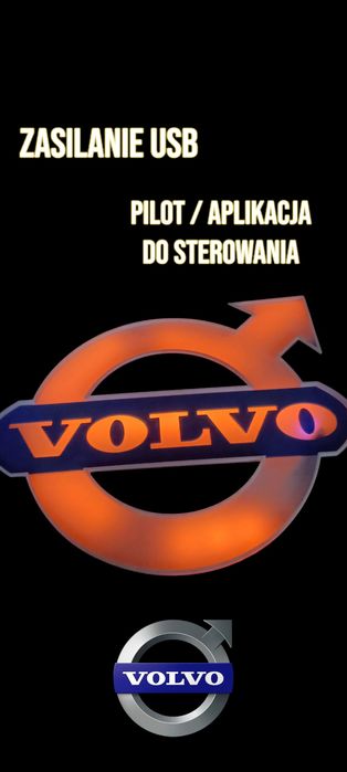 Custom logo RGB Volvo usb