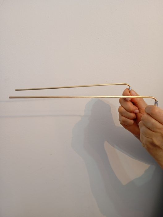 Livro maravilhoso espiritual mais varetas radiestesia artesanais