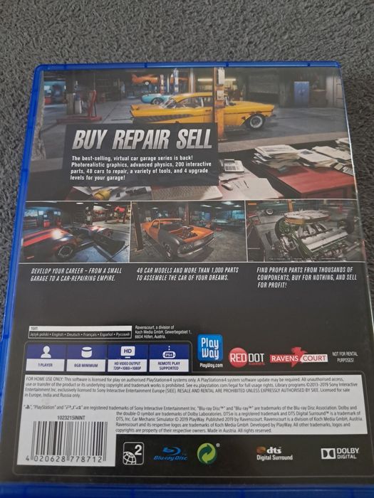Car Mechanic Simulator ps4