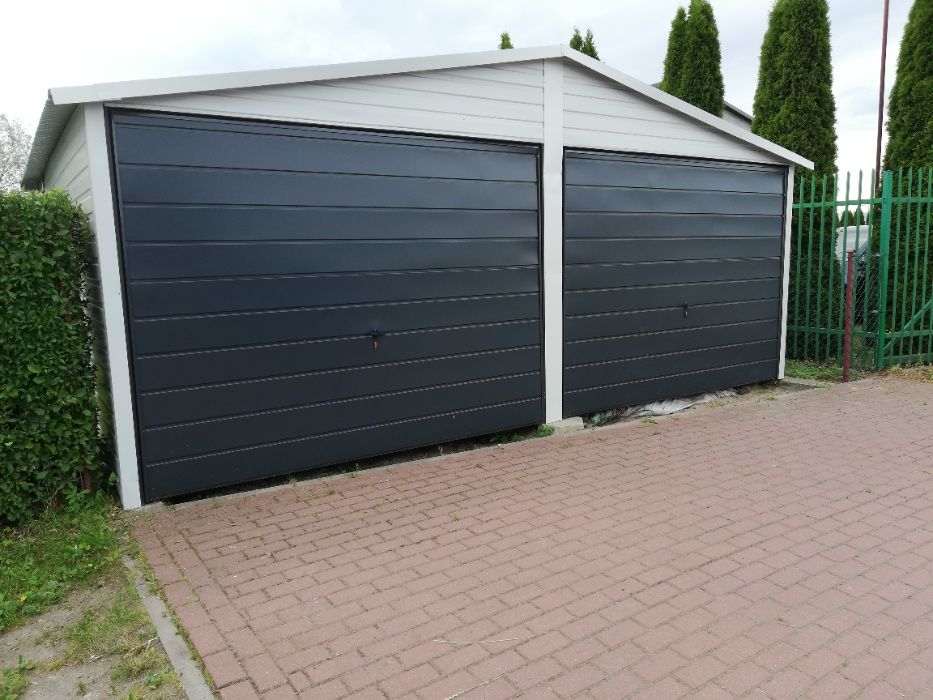 Garaż blaszany 6x5,80 lub inny wymiar Kolor paleta RAL