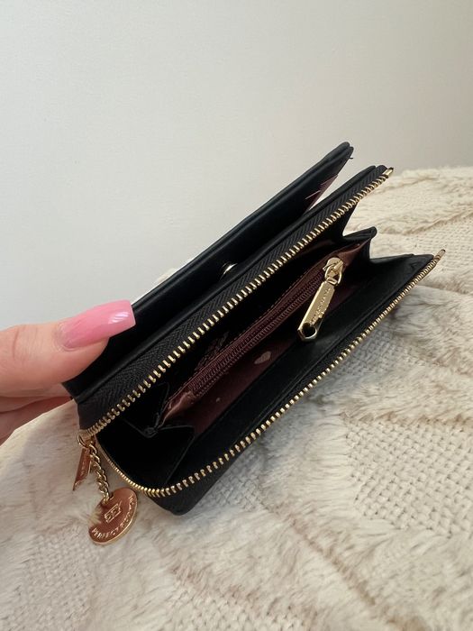 Portfel czarny damski NOWY