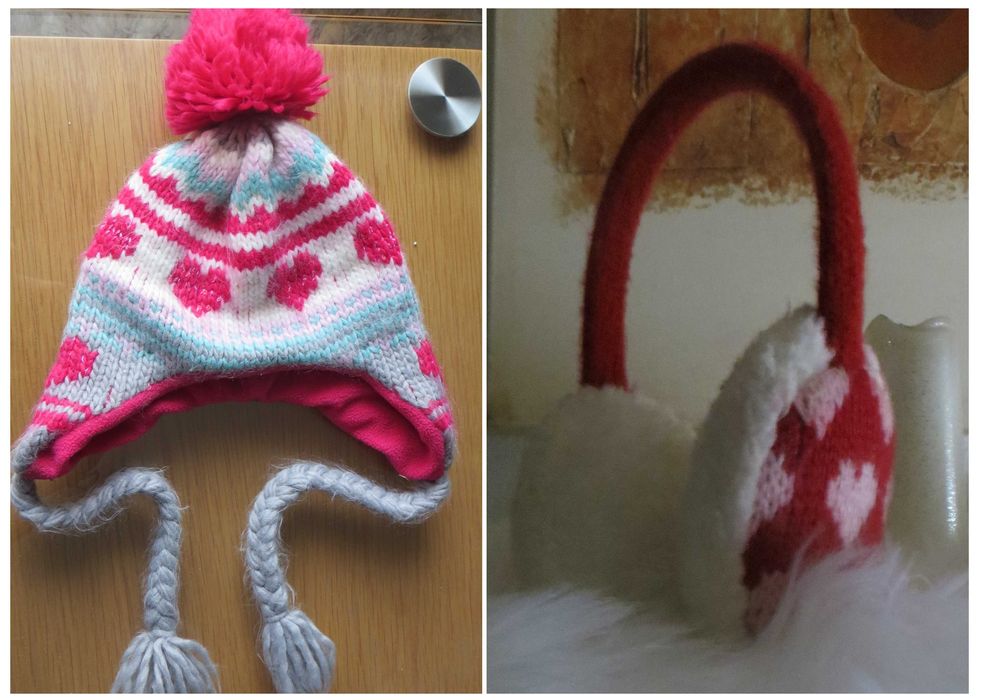 Gorro malha, forrado a algodão, pompom e proteção ouvidos