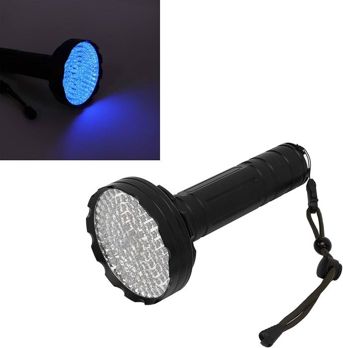 Latarka 128 LED UV multiduty do banknotów na antyki