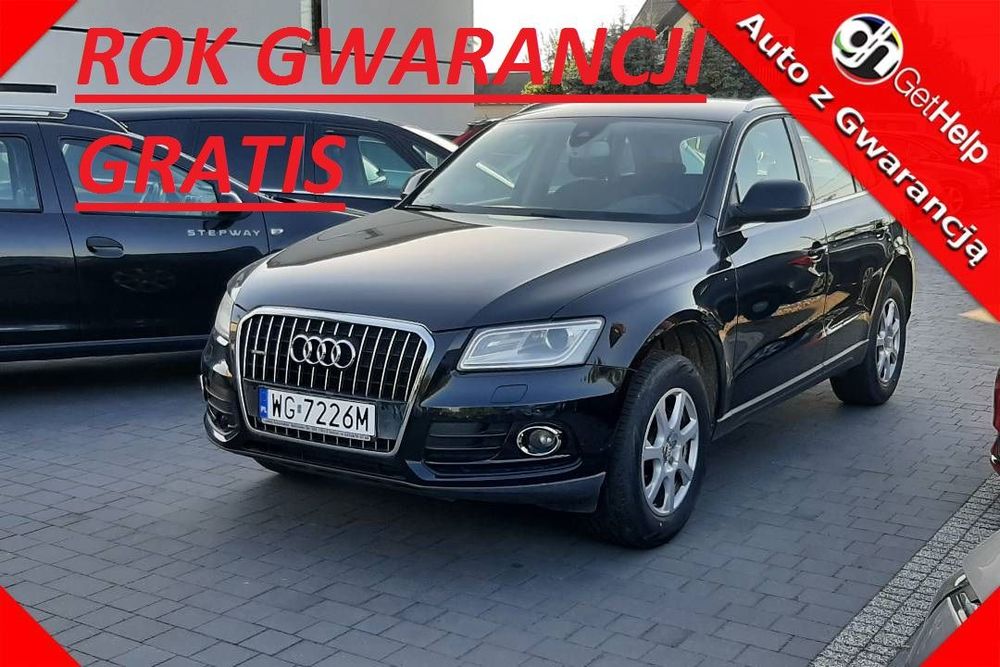 Audi Q5 Xenon LED Nawigacja Grzane fotele Czujniki parkowania Zarejestrowany