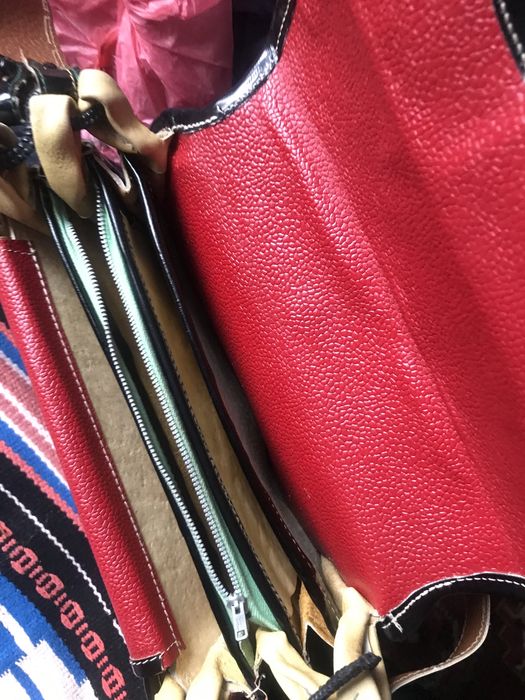 Сумочка з натуральноі шкіри та хутра