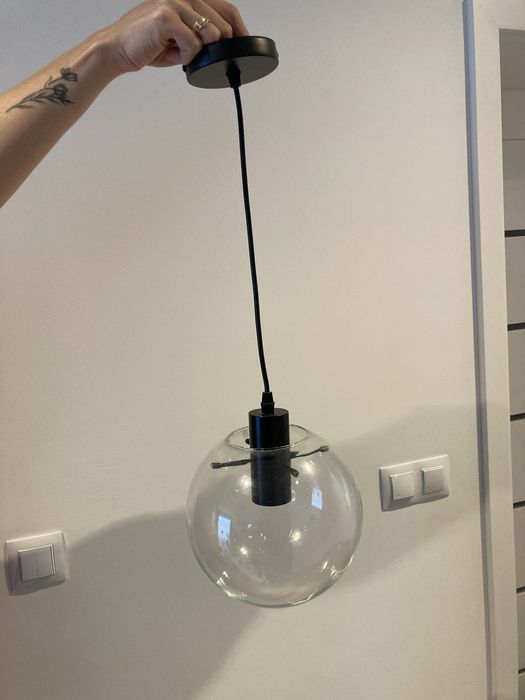 Lampa kula, loft