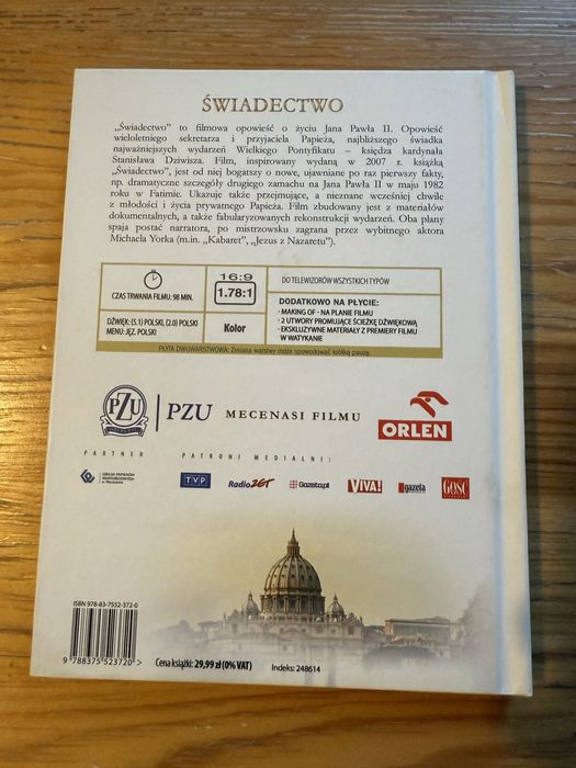 Świadectwo Kardynał Stanisław Dziwisz