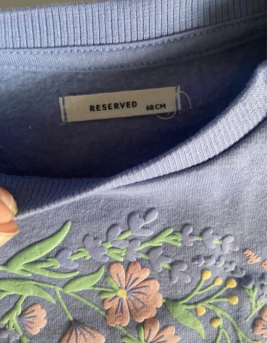 Urocza bluza dla dziewczynki bufki Reserved 68