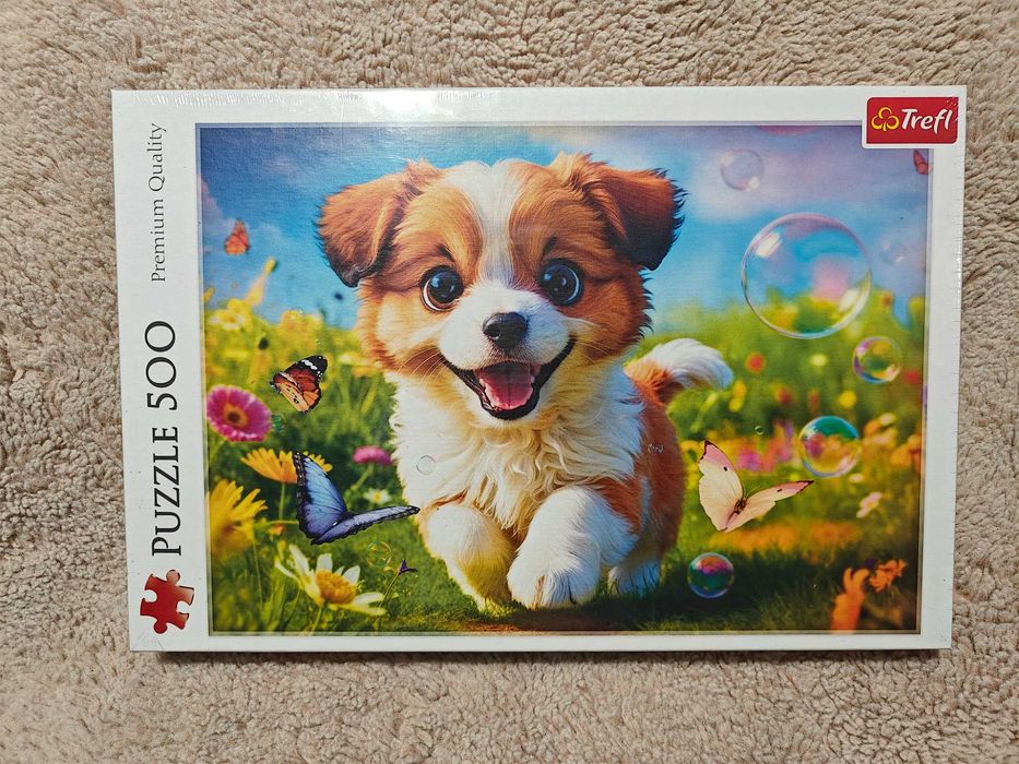 Puzzle 500 Wesoły piesek Trefl