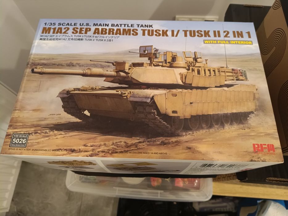 Model do sklejania M1A2 SEP ABRAMS TUSK I/II
