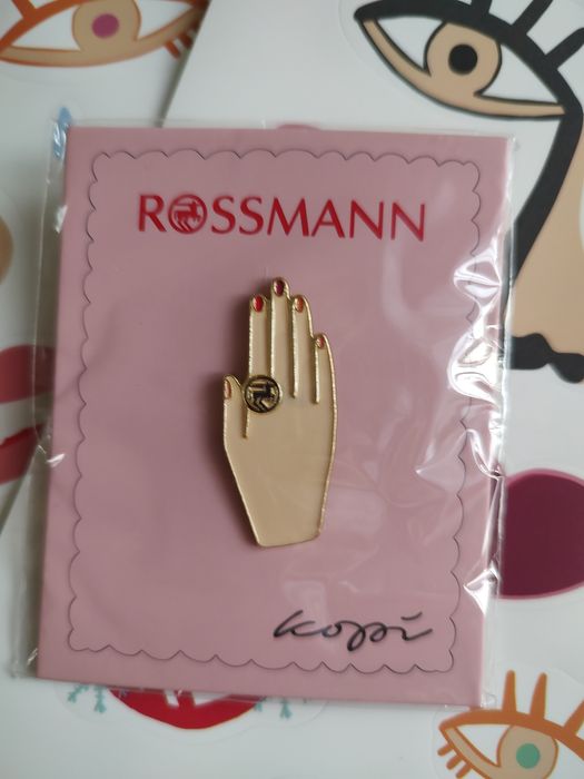 Pin dłoń rossmann