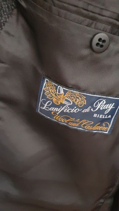 Blazer mesclado cinza escuro