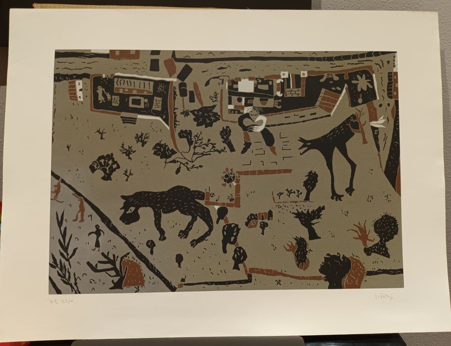 Serigrafia de Joaquim Rodrigo