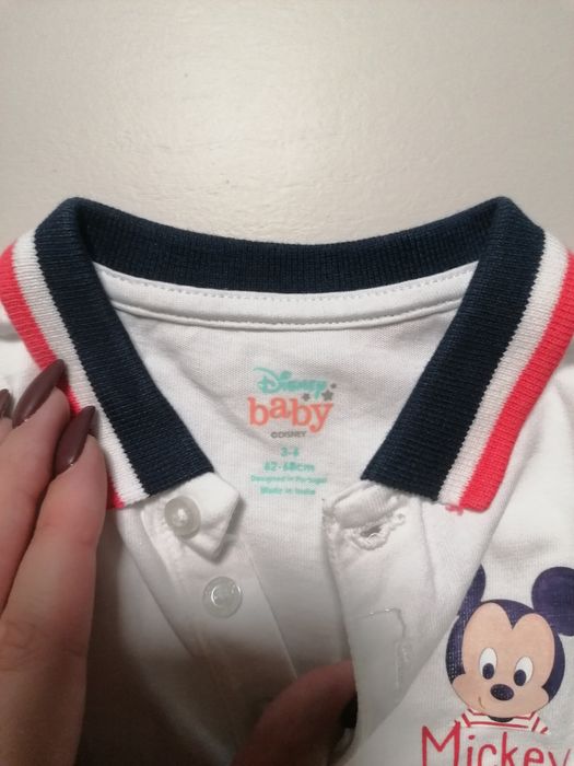 Romper / Macacão com Mickey de Bebé