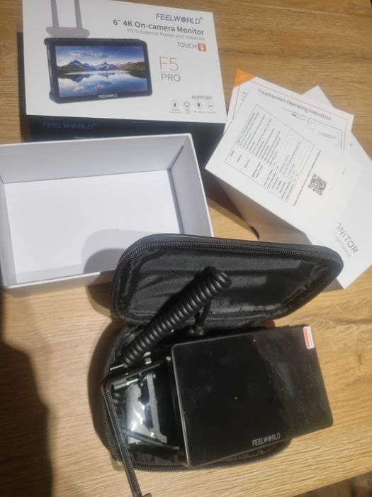 Ekran Feelworld F5 PRO + Kabel HDMI DELOCK 0.4 - 1.5 m