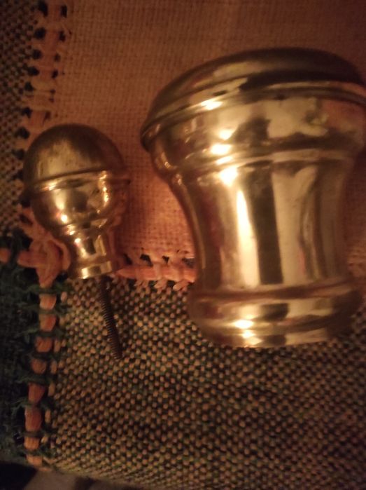 8 peças de cobre pra varão de cortina