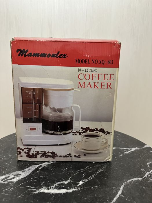 ‼️РОЗПРОДАЖ‼️Кавоварка Mammonlex XQ-602, 10-12 чашок,крапельна,кава