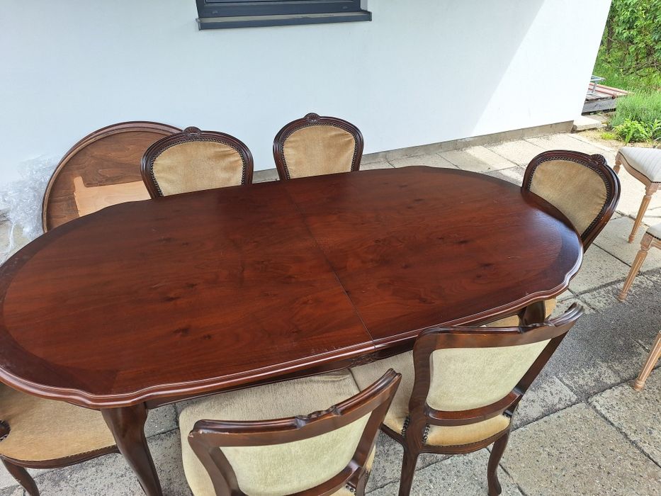 Sam stół owal rozkładany