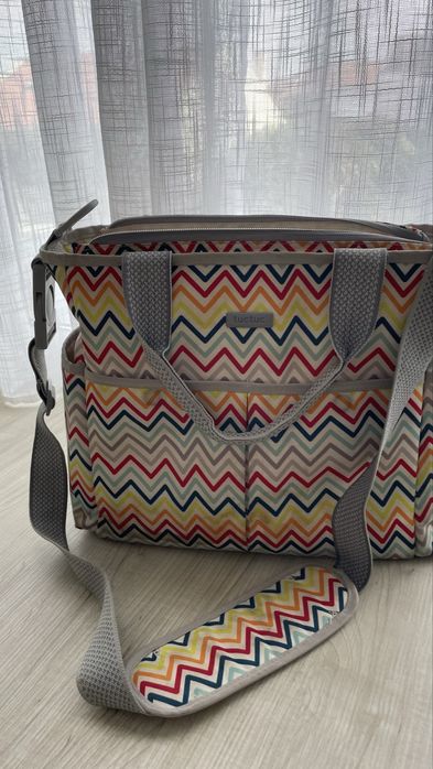 Mala / mochilas maternidade colorida