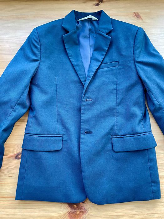 Casaco de fato azul escuro H&M – Tamanho 8-9 anos (134 cm)