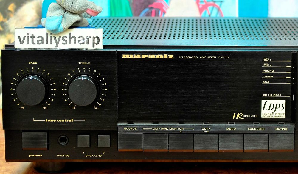 Hi-End усилитель MARANTZ PM-55 (425) 80/110 вт 10 кг суперзвук! Япония