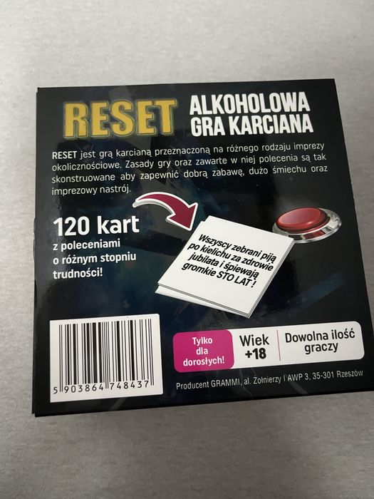 Reset- gra karciana