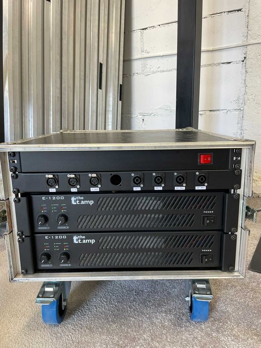 Końcówki mocy 2x the t.amp E-1200, 2x990W + case
