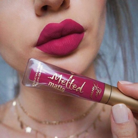 Too Faced Melted Matte – pomadka matowa - Bend & Snap!