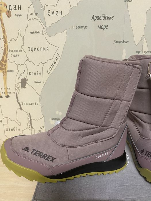 Зимові снігоходи (сапожки) Adiddas terrex cholean boot