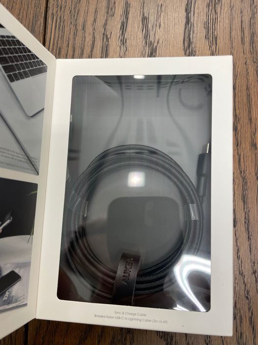 Kabel AUKEY USB-C na Lightning 2m NOWY