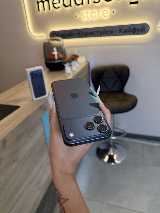 Iphone 17 Pro Max 256 Gb Deep Blue 100% Акб Розстрочка Обмін Магазин
