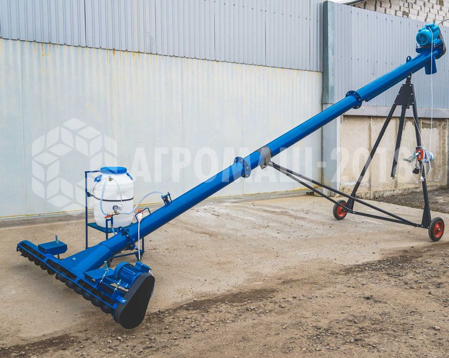 Гвинтовий конвеєр. Шнековый погрузчик.Транспортер зерна,зернопогрузчик