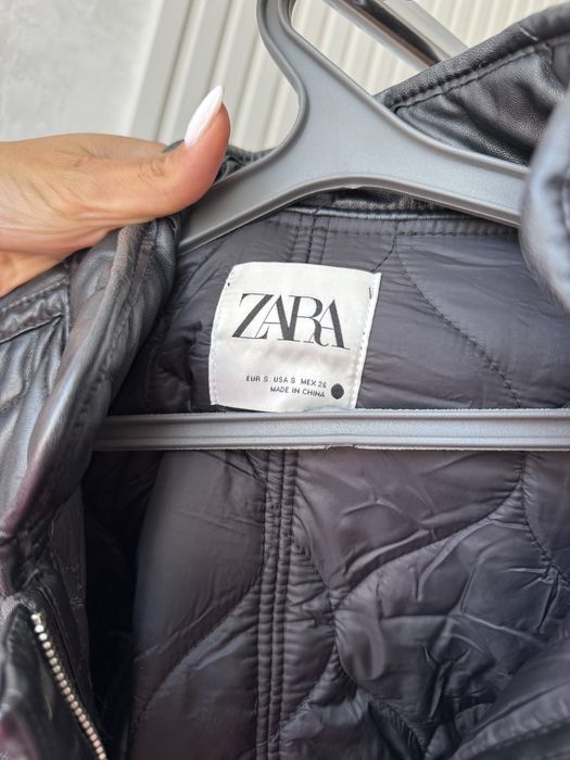 Шкіряна косуха zara (не тонка)