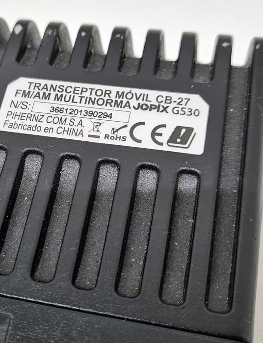 Stacja radiowa CB JOPIX GS30 40 CH AM / FM 12-24V ASQ RF