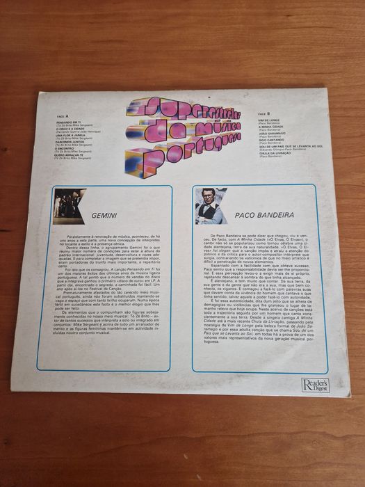 Vinil "Superestrelas - Gemini e Paco Bandeira"