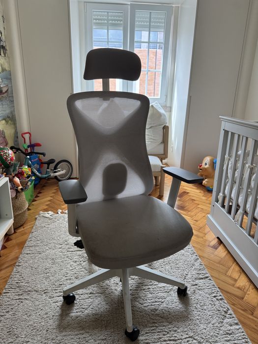 Cadeira de Escritório Ergonómica ACTECK c/ Apoio Lombar e Cabeça