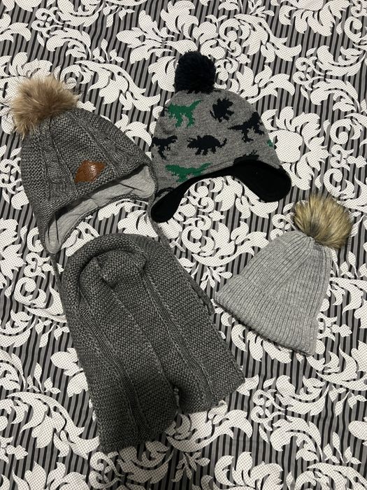 Шапочки зимові на хлопчика