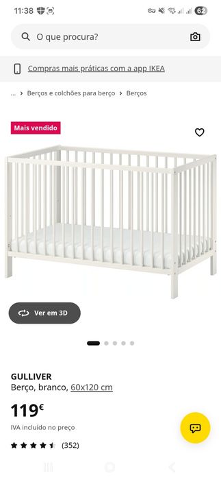 Berço Ikea Guliver