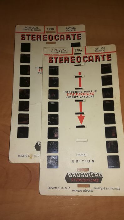 Stereoclic Junior 3D Viewer + 2 Fitas alusivas a Fátima (anos 60)