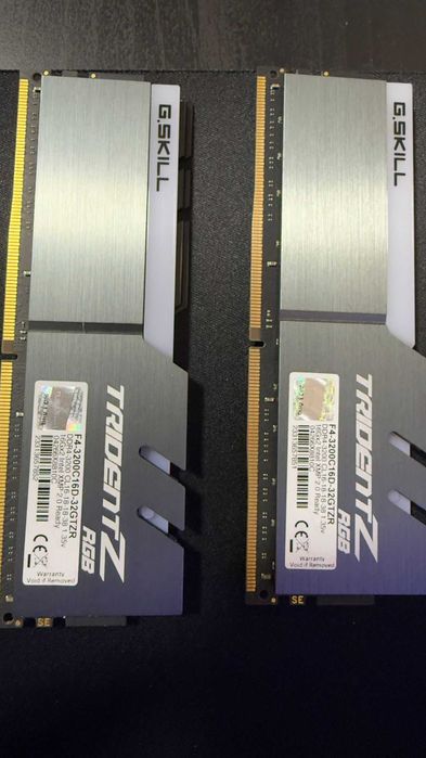 Memória RAM G.Skill Trident Z RGB 32gb (2x16) 3200Mhz CL16