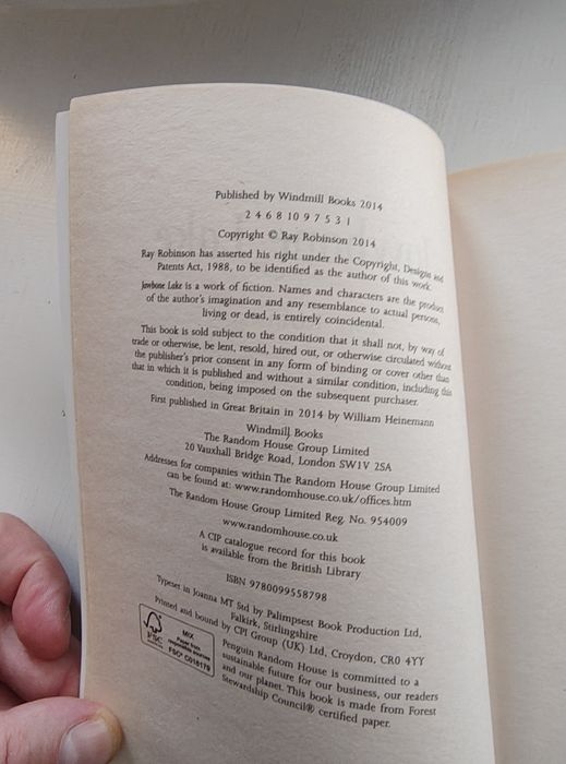 Jawbone Lake – Ray Robinson