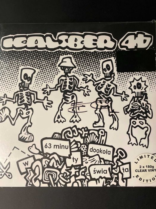 Kaliber 44 – W 63 minuty dookoła świata LIMITOWANY CLEAR  2LP AUTOGRAF